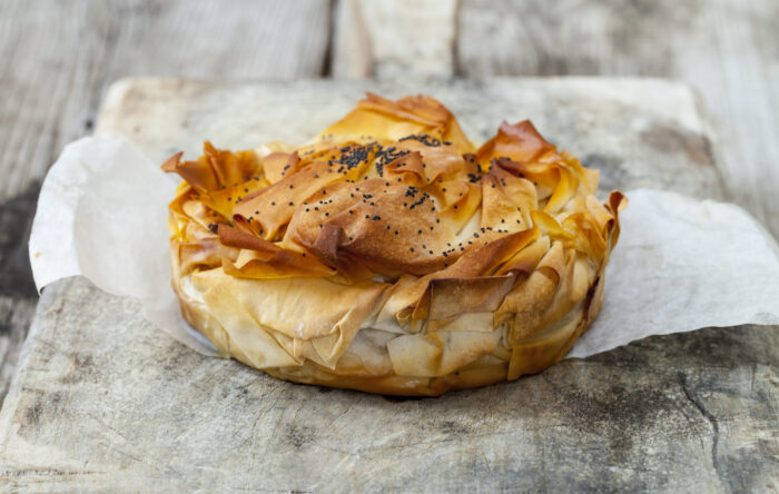 Asparagus and goats cheese wellington